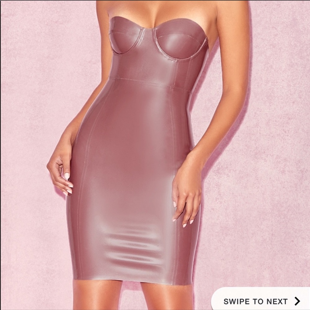 House of cb latex dress